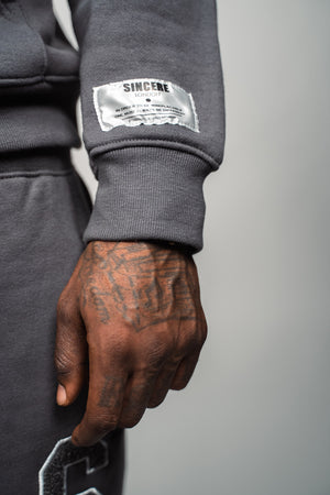 DARK GREY COLLEGE DROPOUT TRACKSUIT